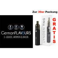 20x German Flavours Liquids 12 mg Halfzware Shag