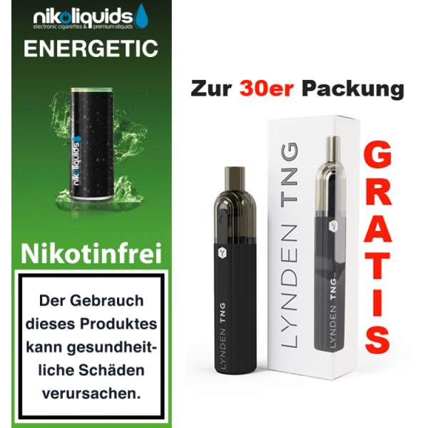 nikoliquids Liquids - 10ml f&uuml;r 7,20&euro; 0 mg Energetic
