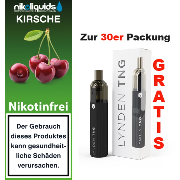 nikoliquids Liquids - 10ml f&uuml;r 7,20&euro; 0 mg Kirsche