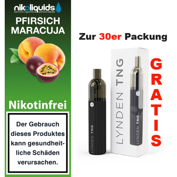 nikoliquids Liquids - 10ml f&uuml;r 7,20&euro; 0 mg Pfirsich-Maracuja