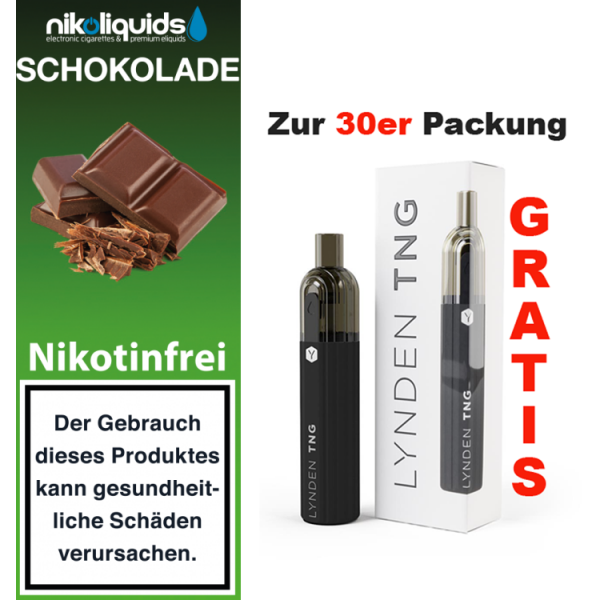 nikoliquids Liquids - 10ml f&uuml;r 7,20&euro; 0 mg Schokolade