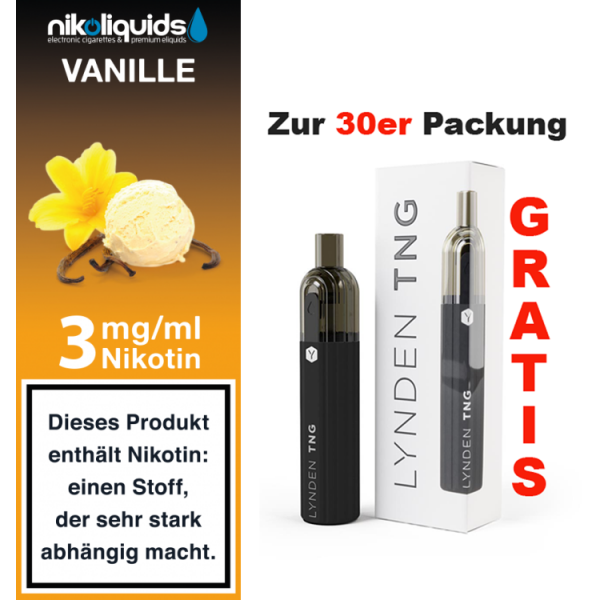 nikoliquids Liquids - 10ml f&uuml;r 7,20&euro; 0 mg Vanille