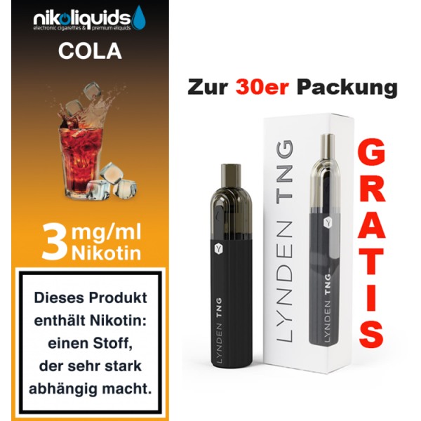 nikoliquids Liquids - 10ml ab 6,95&euro; 3 mg Cola