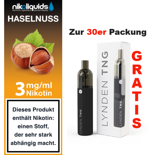 nikoliquids Liquids - 10ml ab 6,95&euro; 3 mg Haselnuss