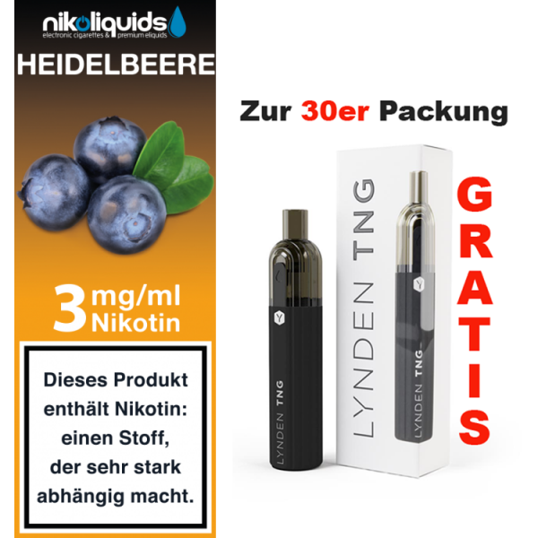 nikoliquids Liquids - 10ml ab 6,95&euro; 3 mg Heidelbeere