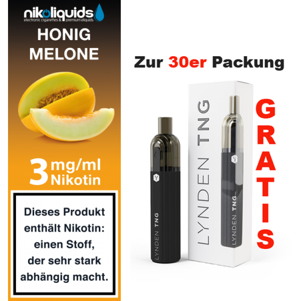 nikoliquids Liquids - 10ml f&uuml;r 7,20&euro; 3 mg Honigmelone