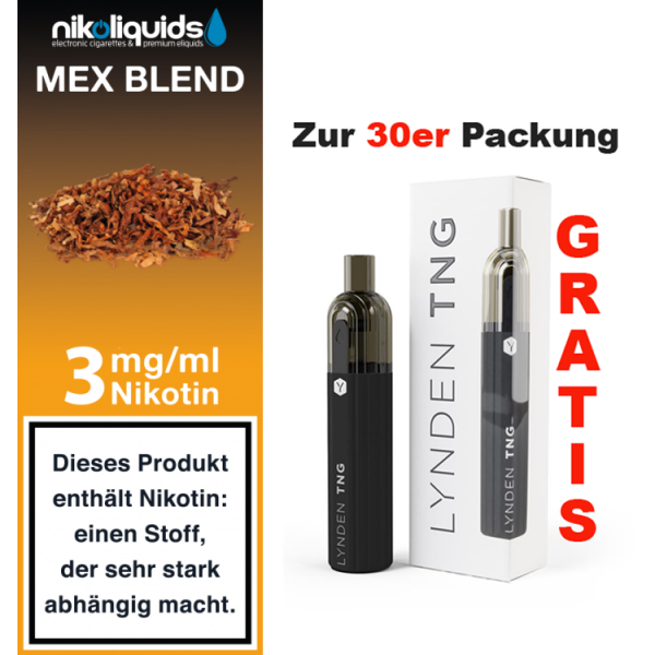 nikoliquids Liquids - 10ml ab 6,95&euro; 3 mg Mex Blend