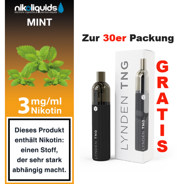 nikoliquids Liquids - 10ml f&uuml;r 7,20&euro; 3 mg Mint