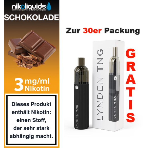 10ml f&uuml;r 7,20&euro; -3 mg Schokolade
