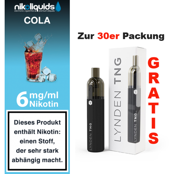 nikoliquids Liquids - 10ml ab 6,95&euro; 6 mg Cola