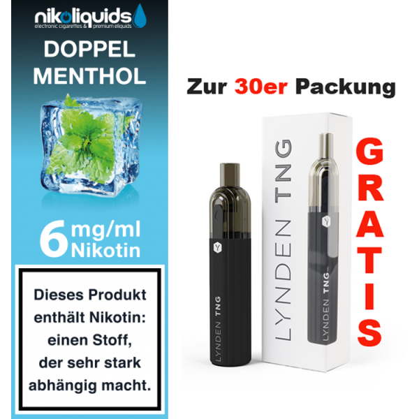 nikoliquids Liquids - 10ml ab 6,95&euro; 6 mg Doppel Menthol