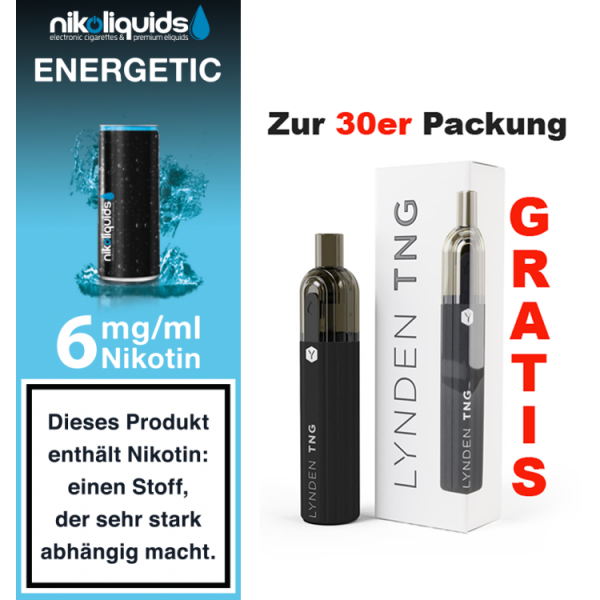 nikoliquids Liquids - 10ml f&uuml;r 7,20&euro; 6 mg Energetic