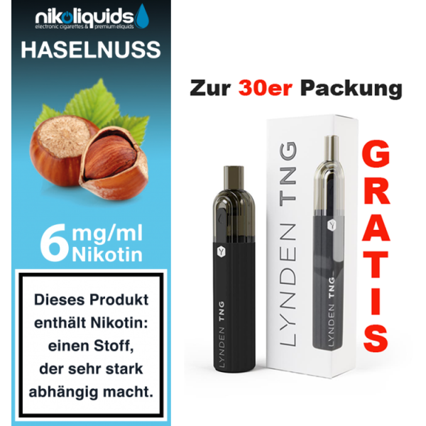 nikoliquids Liquids - 10ml f&uuml;r 7,20&euro; 6 mg Haselnuss