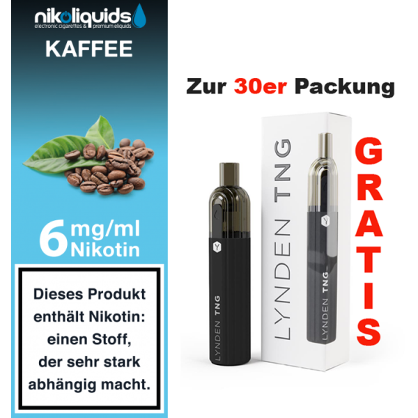 nikoliquids Liquids - 10ml f&uuml;r 7,20&euro; 6 mg Kaffee