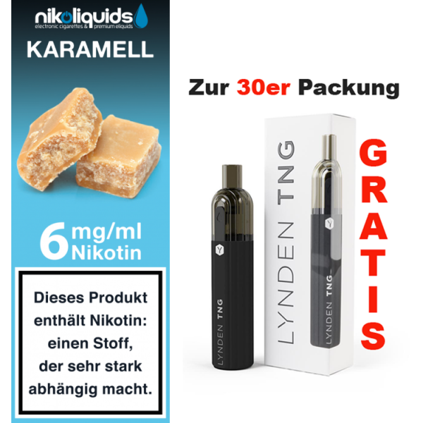 nikoliquids Liquids - 10ml f&uuml;r 7,20&euro; 6 mg Karamell