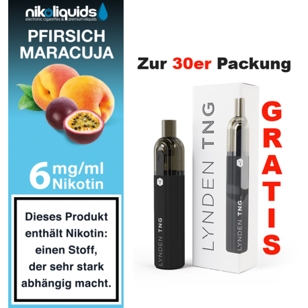 nikoliquids Liquids - 10ml ab 6,95&euro; 6 mg Pfirsich-Maracuja