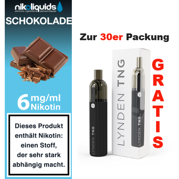 10ml f&uuml;r 7,20&euro; -6 mg Schokolade