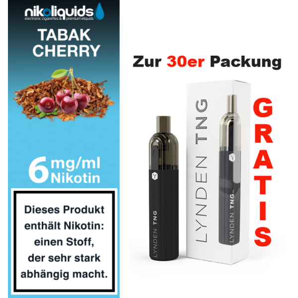 10ml f&uuml;r 7,20&euro; -6 mg Tabak Cherry