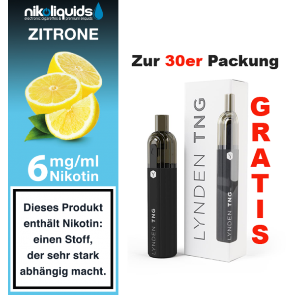 nikoliquids Liquids - 10ml f&uuml;r 7,20&euro; 6 mg Zitrone