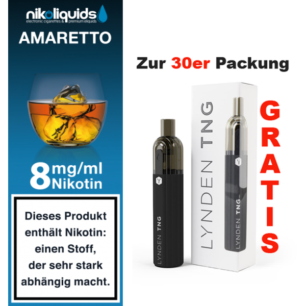 nikoliquids Liquids - 10ml ab 6,95&euro; 8 mg Amaretto