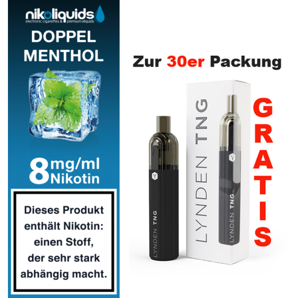 nikoliquids Liquids - 10ml ab 6,95&euro; 8 mg Doppel Menthol