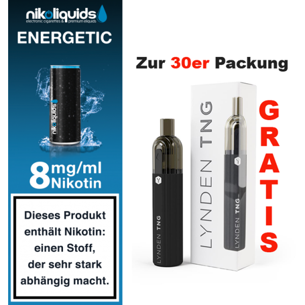 nikoliquids Liquids - 10ml f&uuml;r 7,20&euro; 8 mg Energetic