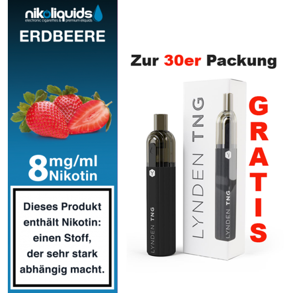 nikoliquids Liquids - 10ml ab 6,95&euro; 8 mg Erdbeere