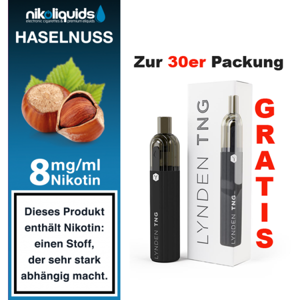 nikoliquids Liquids - 10ml f&uuml;r 7,20&euro; 8 mg Haselnuss