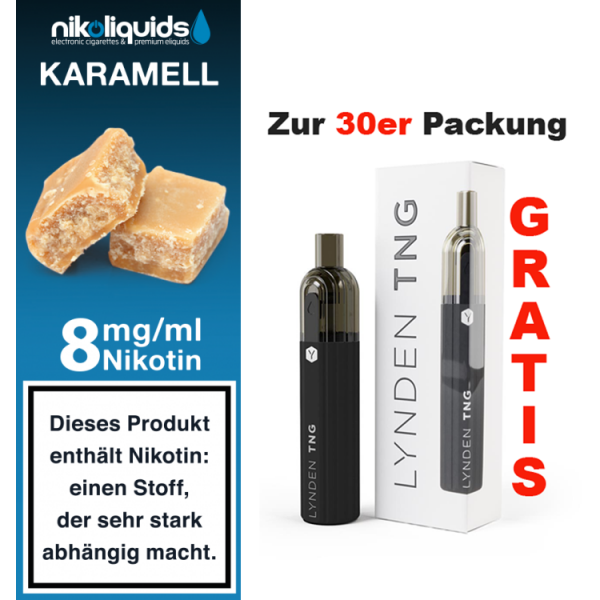 nikoliquids Liquids - 10ml ab 6,95&euro; 8 mg Karamell