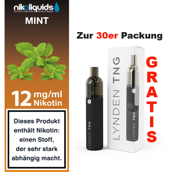 nikoliquids Liquids - 10ml f&uuml;r 7,20&euro; 12 mg Mint