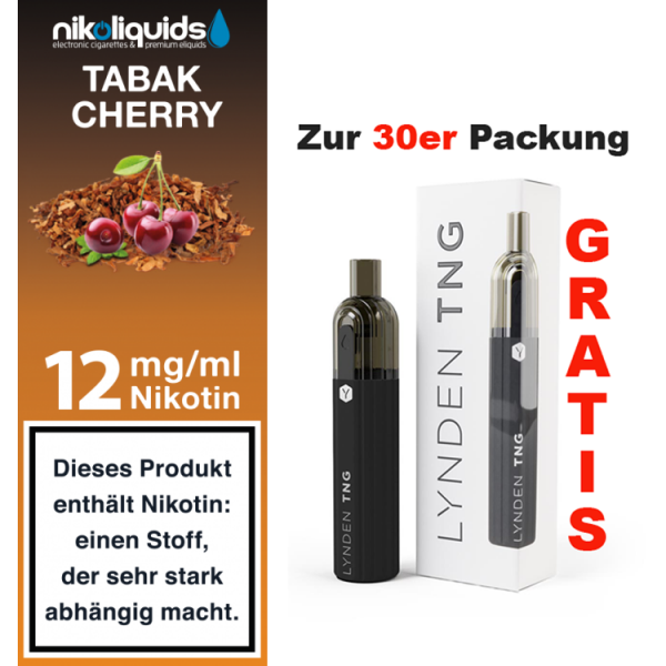 10ml f&uuml;r 7,20&euro; -12 mg Tabak Cherry