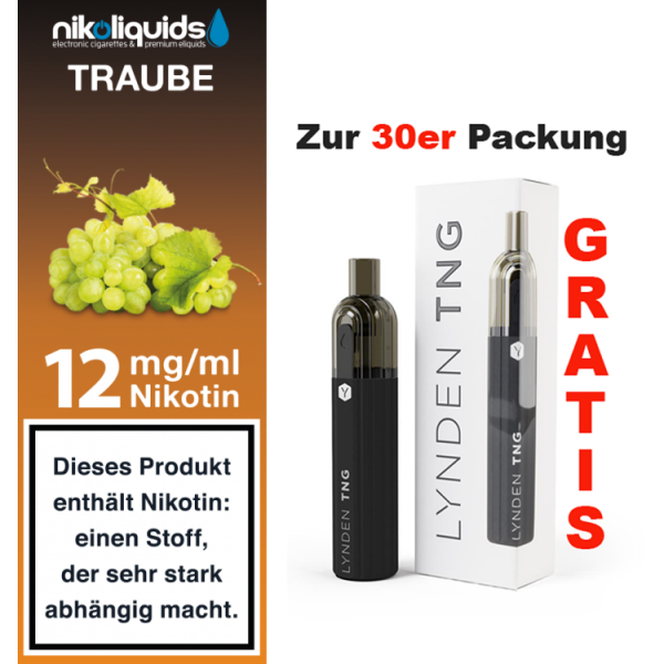 nikoliquids Liquids - 10ml f&uuml;r 7,20&euro; 12 mg Traube