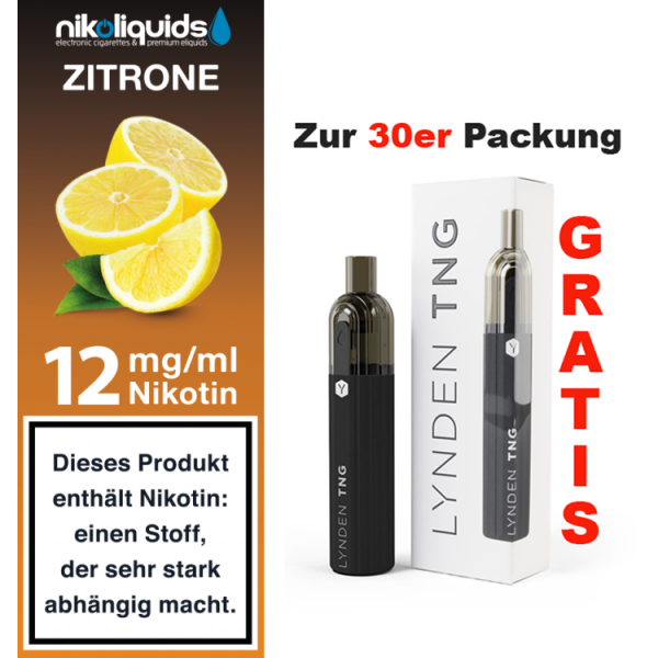 nikoliquids Liquids - 10ml ab 6,95&euro; 12 mg Zitrone