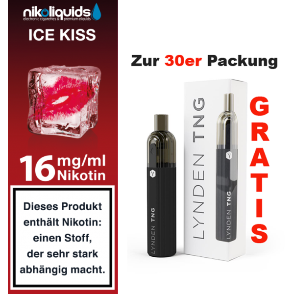 nikoliquids Liquids - 10ml ab 6,95&euro; 16 mg Ice Kiss