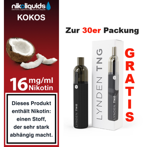 nikoliquids Liquids - 10ml ab 6,95&euro; 16 mg Kokos