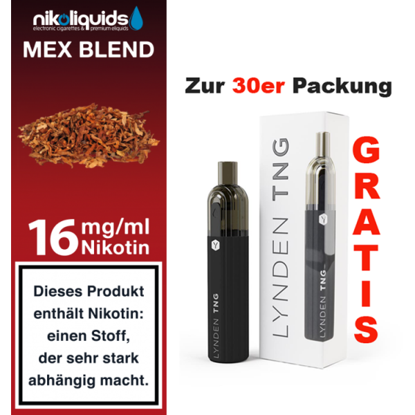 nikoliquids Liquids - 10ml f&uuml;r 7,20&euro; 16 mg Mex Blend