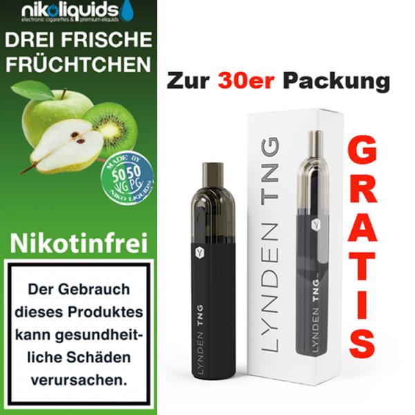 nikoliquids Liquids - 10ml f&uuml;r 7,20&euro; 0 mg Drei Frische Fr&uuml;chtchen