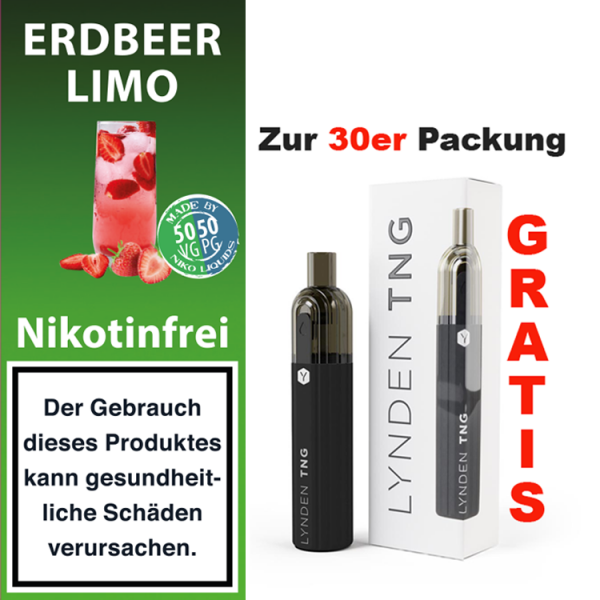 10ml f&uuml;r 7,20&euro; -0 mg Erdbeer Limo