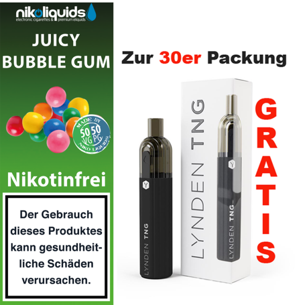 nikoliquids Liquids - 10ml ab 6,95&euro; 0 mg Juicy Bubblegum