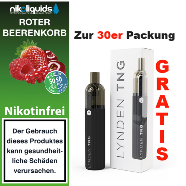 nikoliquids Liquids - 10ml ab 6,95&euro; 0 mg Roter Beerenkorb