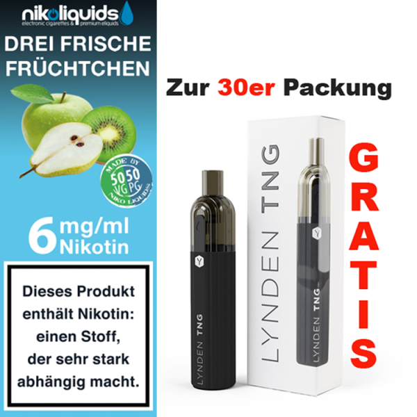 10ml f&uuml;r 7,20&euro; -6 mg Drei Frische Fr&uuml;chtchen