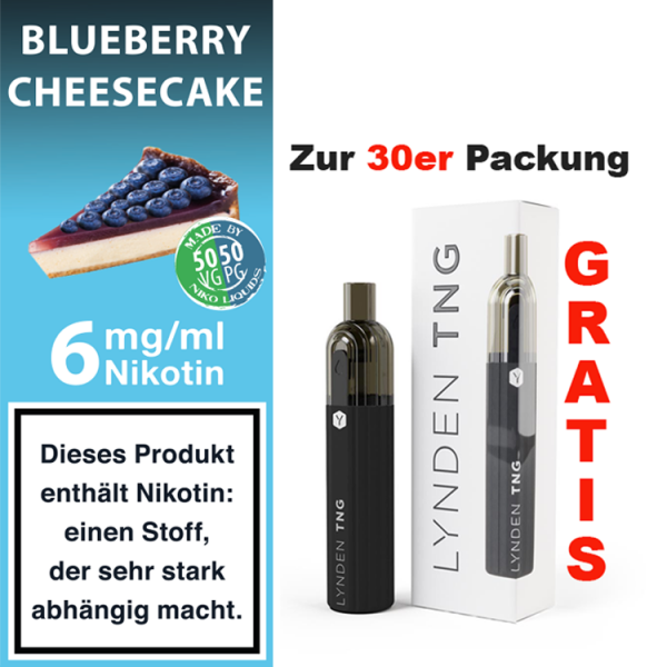 nikoliquids Liquids - 10ml ab 6,95&euro; 6 mg Blueberry Cheesecake