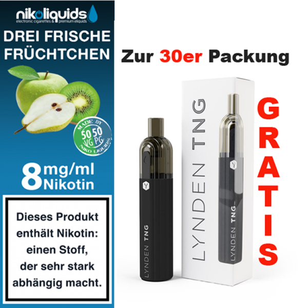 10ml f&uuml;r 7,20&euro; -8 mg Drei Frische Fr&uuml;chtchen