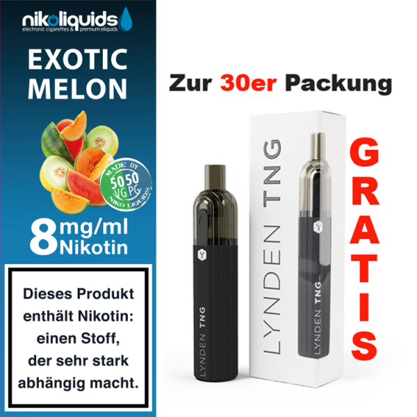 nikoliquids Liquids - 10ml f&uuml;r 7,20&euro; 8 mg Exotic Melon