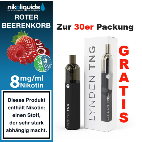 nikoliquids Liquids - 10ml ab 6,95&euro; 8 mg Roter Beerenkorb