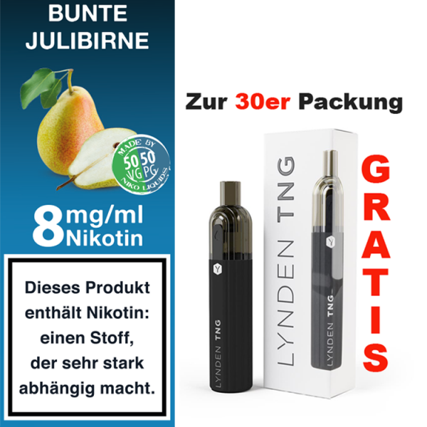 nikoliquids Liquids - 10ml f&uuml;r 7,20&euro; 8 mg Bunte Julibirne