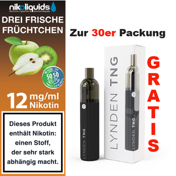 10ml f&uuml;r 7,20&euro; -12 mg Drei Frische Fr&uuml;chtchen