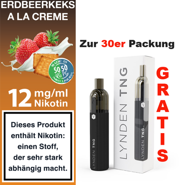 10ml f&uuml;r 7,20&euro; -12 mg Erdbeerkeks a la Creme