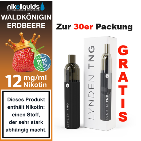 10ml f&uuml;r 7,20&euro; -12 mg Waldk&ouml;nigin Erdbeere