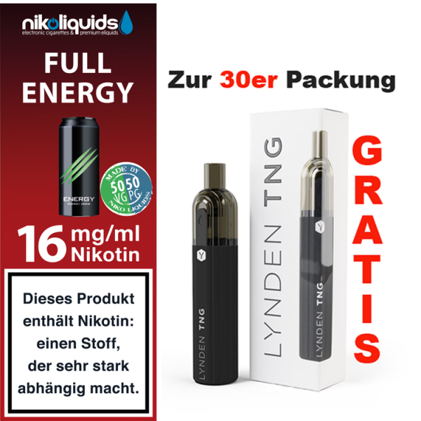 nikoliquids Liquids - 10ml ab 6,95&euro; 16 mg Full Energy